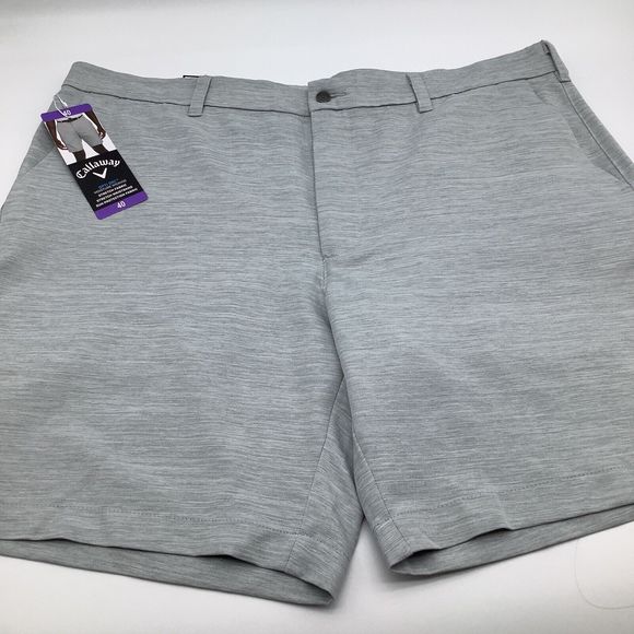 Callaway Mens Opti Dri Stretch Golf Shorts Gray Size 40 (Actual Size 42) NWT - Picture 3 of 8